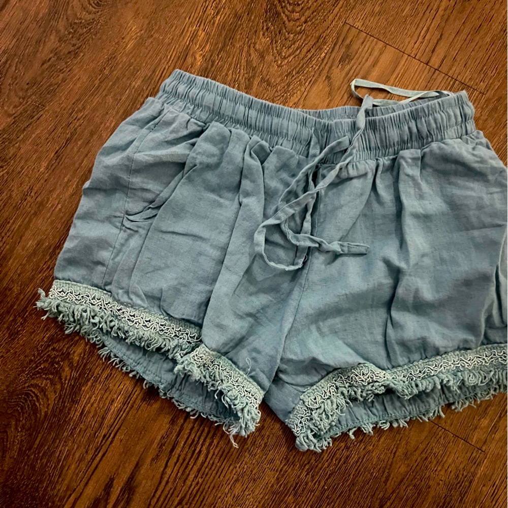 Blue Shorts with Pockets! Great Condition!